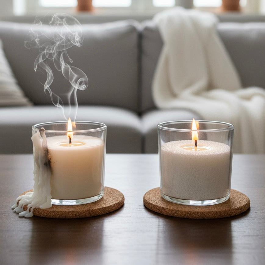 Bougie perlée VS bougie classique 🕯️